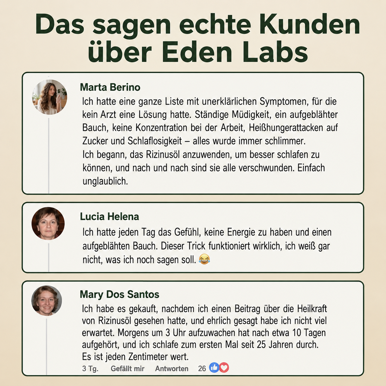 Detox-Pack mit Rizinusöl