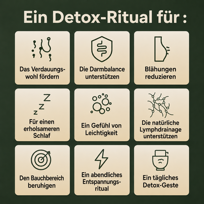 Detox-Pack mit Rizinusöl