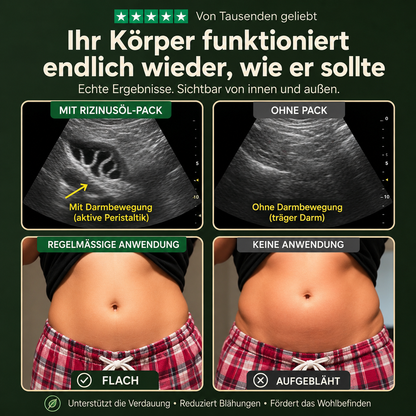 Detox-Pack mit Rizinusöl